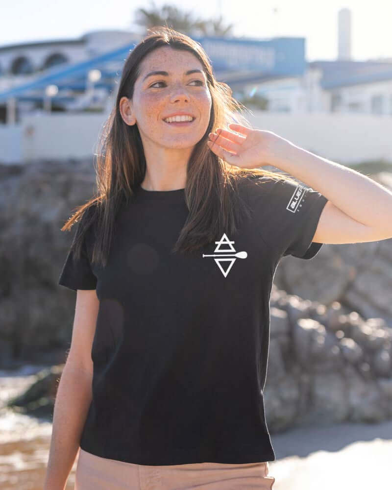 Born To Paddle Black T-Shirt - Image 4