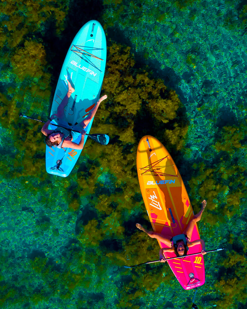 Pink Coral Compact Lite 10' Inflatable SUP Paddleboard - Image 8
